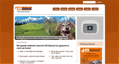 Desktop Screenshot of k9natural.nl